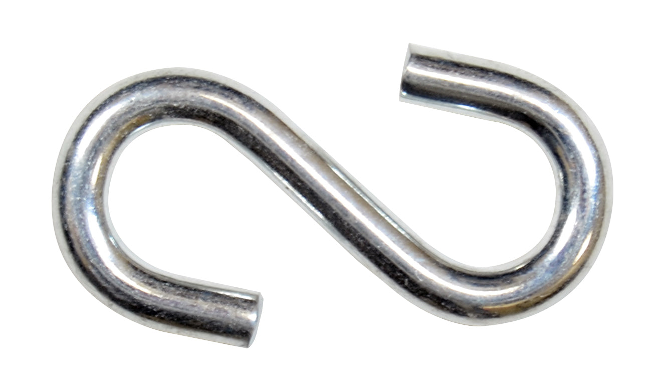 1/8 Inch x 1-1/8 Inch 316 Stainless Steel S Hook