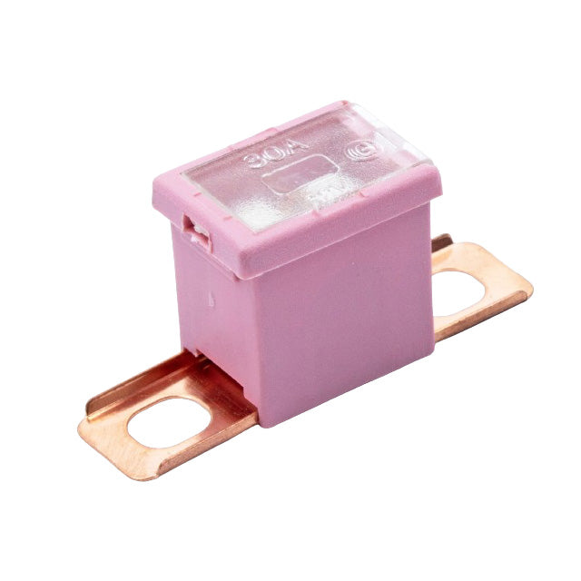 30 Amp Pal 9/16 Inch Bent Male Terminal Pink