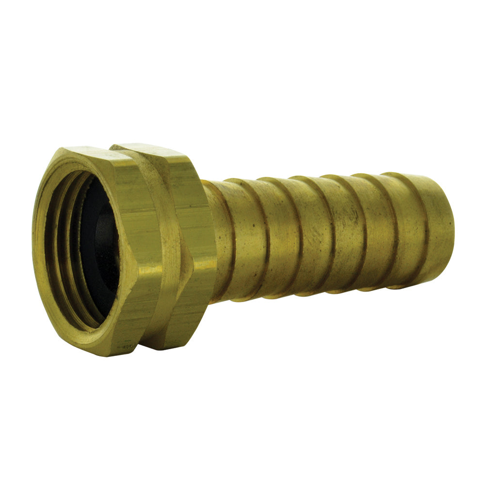 5/8 Inch Female Brass Garden Hose Thread To Long Shank Barb