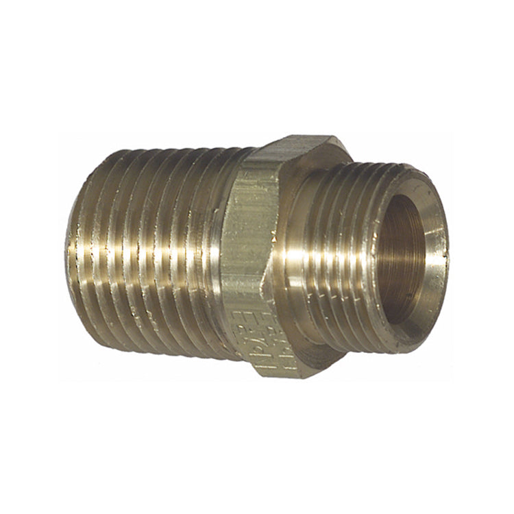 3/8 Inch x 3/8 Inch Coll-O-Crimp 338 P Series Brass Air Brake Adapter