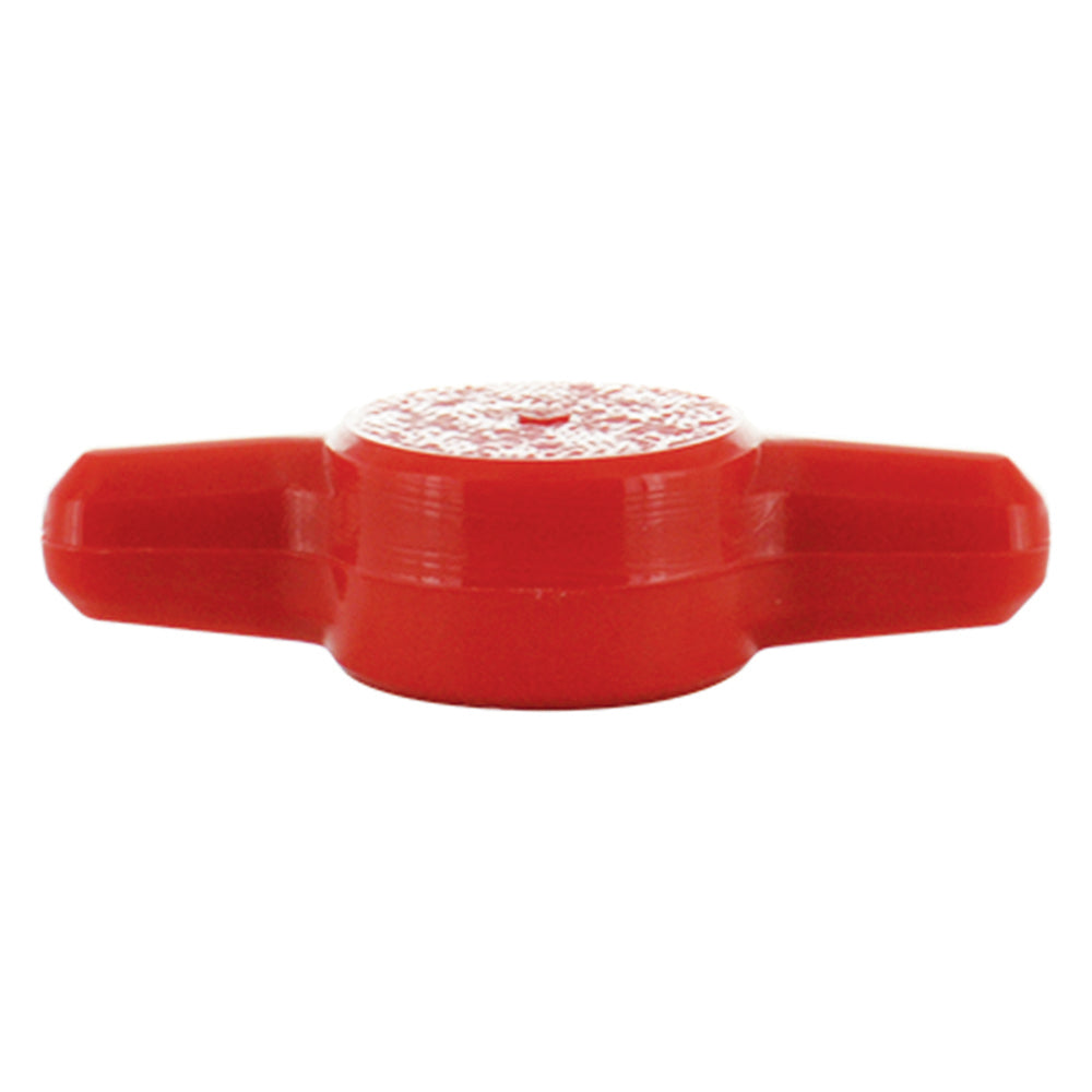 Red Tee Thumb Screw Knob - #10 (1 Inch Diameter)