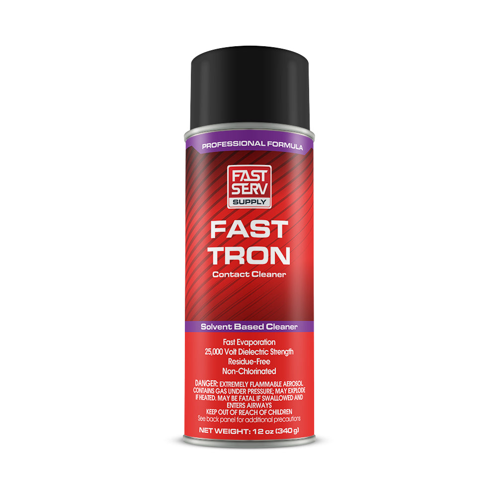 FastServ Fast Tron Contact and Circuit Board Cleaner - 12 Oz Net Wt.