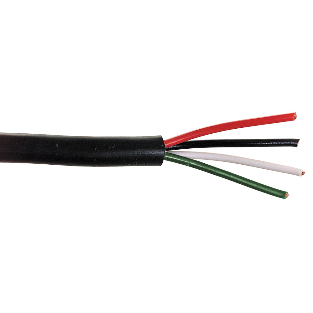 14 Ga Jacketed Multi Conductor Wire White / Black / Green / Red 100' Roll