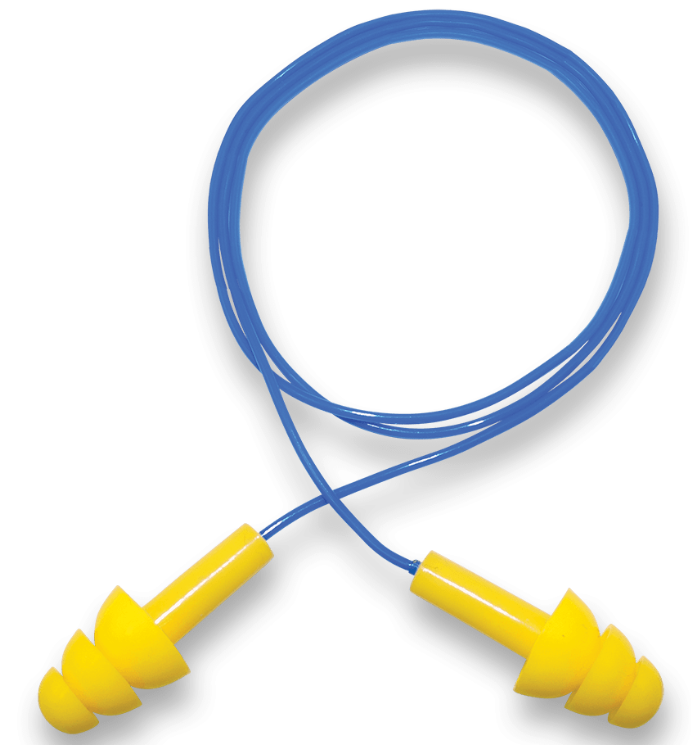 Corded Reusable Silicone Ear Plugs - 100 Per Box