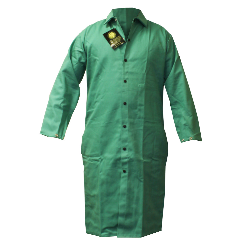 Flame Retardant Welding Coat Green Xx-Large - Clearance