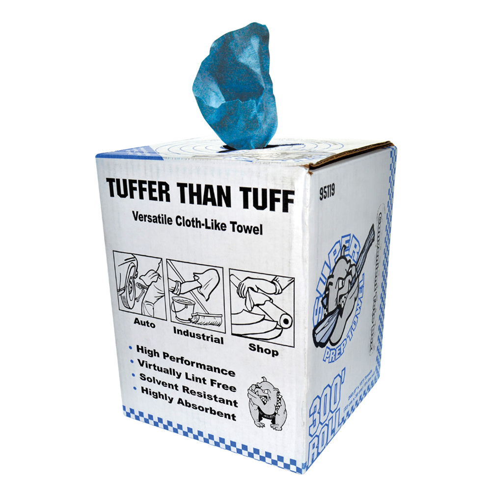 9" x 15" Super Prep Blue Towel 200 Wipes Per Tote Box