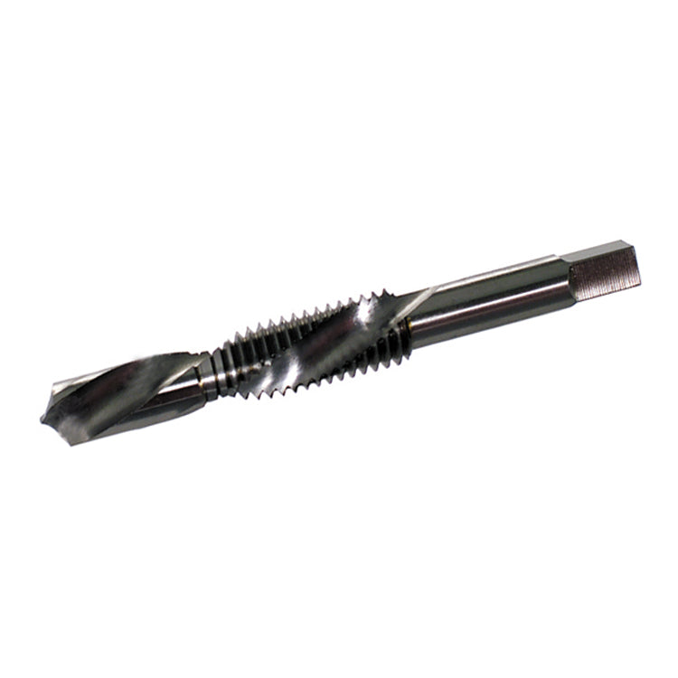 #10-32 Hex Shank 118 Degree Split Point Black and Gold Combination Drill and Tap