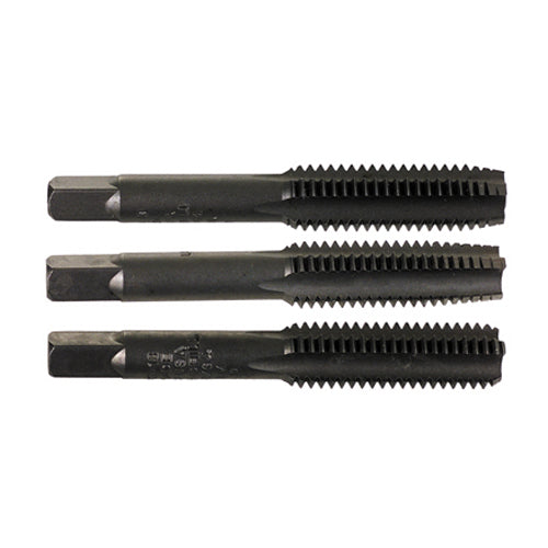 9/16-12 Super Tough Carbon Steel 3 Pieces Tap Set