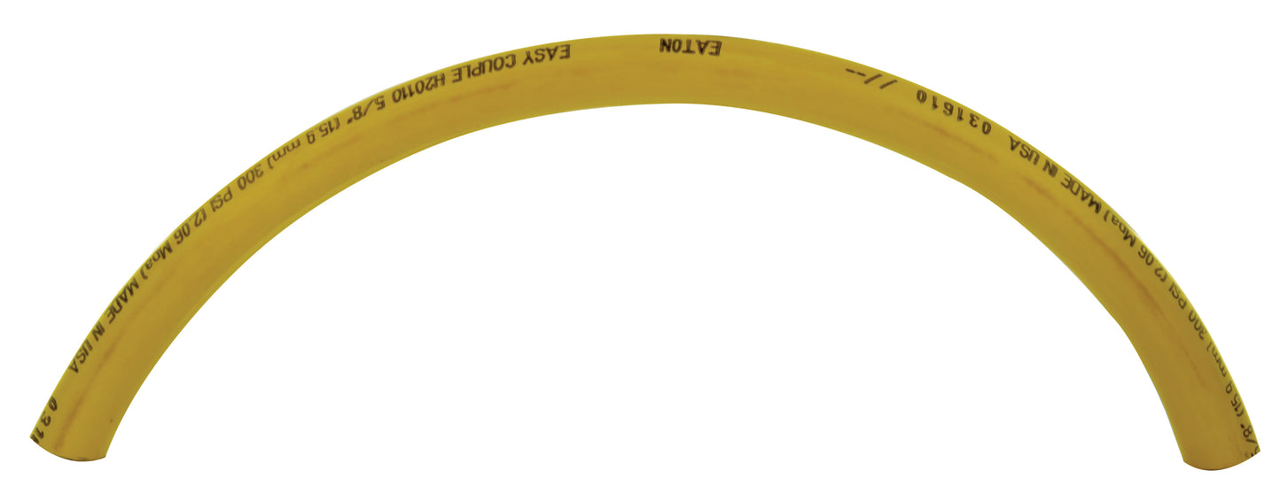 5/8 Inch Id x 15/16 Inch Od Yellow Vinyl Nitrile Easy Couple Air and Multi-Purpose Hose - Sold Per Foot