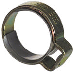 M9 7.50 mm x 9 mm Plain 304 Stainless Steel With 302 Stainless Steel Insert Ring Band Stepless® 1-Ear Clamp With Insert