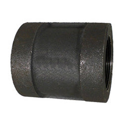 3/4 Inch Sch 80 Threaded Black Malleable Iron Pipe Coupling