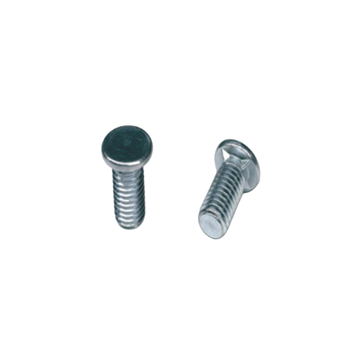 1/2-13 x 1-1/4 Inch Coarse Zinc Plated Grade 5 Round Head Fin Neck