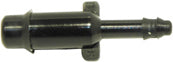 1/8 Inch x 1/4 Inch Vacuum and Washer Hose Line Reducer Connector Black