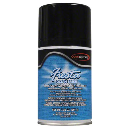 Quest Specialty Fiesta Ocean Breeze Air Freshener - Fresh Scent - 6.5 Oz Net Wt. - Aerosol