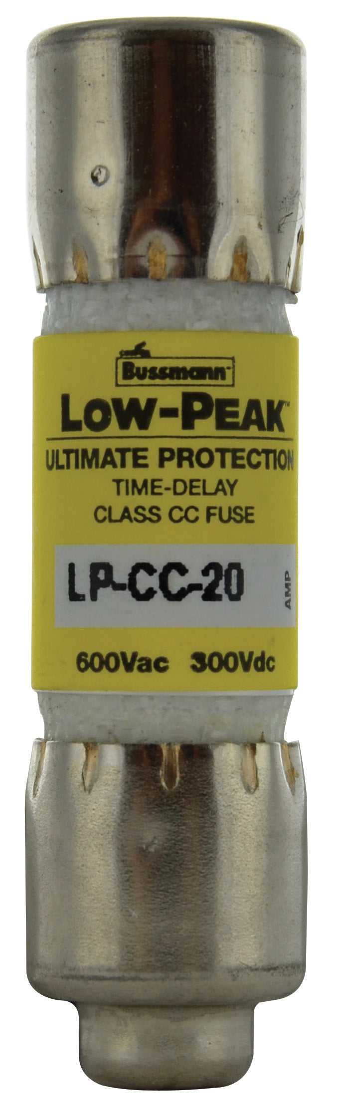 20 Amp Lp-Cc Type 13/32 Inch x 1-1/2 Inch 600 Vac Low Peak Time Delay Class Cc Industrial Fuse
