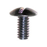 1/4-20 x 1/2 Inch Truss Head Slotted Drive Bright Zinc Steel Machine Screw
