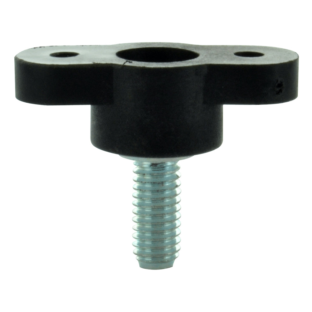 Black Junction Block, 250A, 3/8" Non-Feed Through Stud