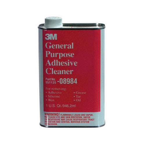 3M General Purpose Adhesive Cleaner - 1 Qt Net. Wt. Can