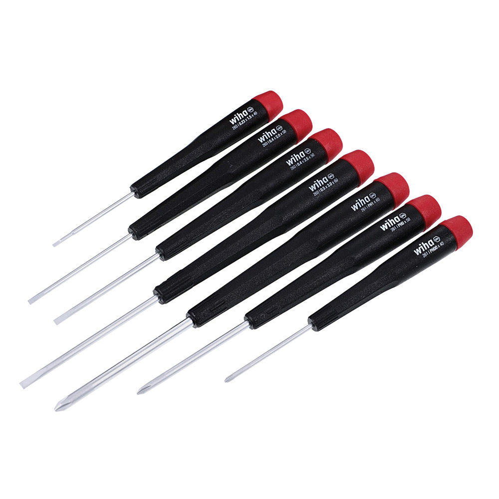 7 Piece Precision Slotted and Phillips Screwdriver Set