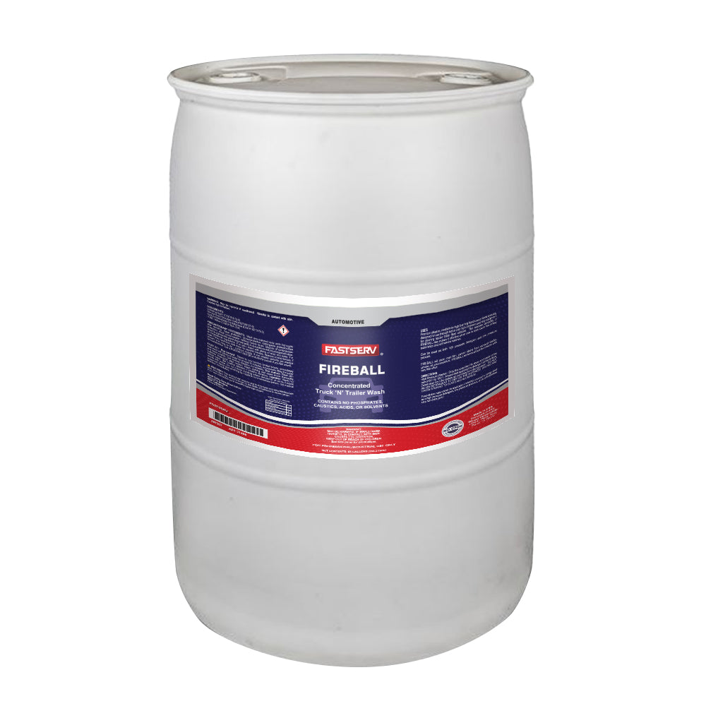 Fastserv Fireball Fleet & Truck Wash - 55 Gallon Drum