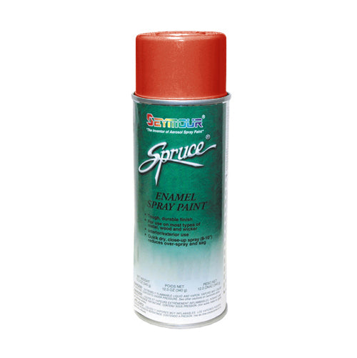 Seymour Spruce Flat Primer Aerosol Red Iron Oxide - 12 Oz Net Wt. - Aerosol