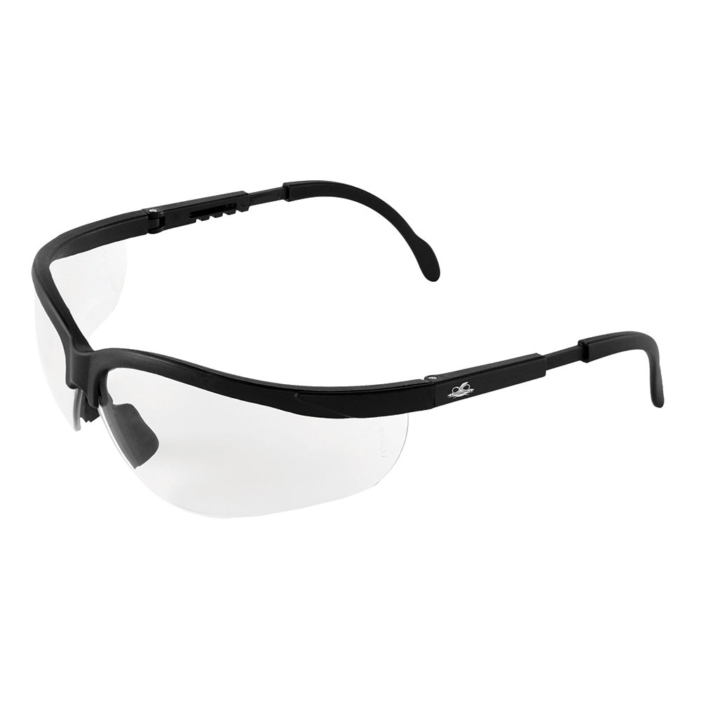 Picuda Clear Anti-Fog Lens, Matte Black Frame Safety Glasses