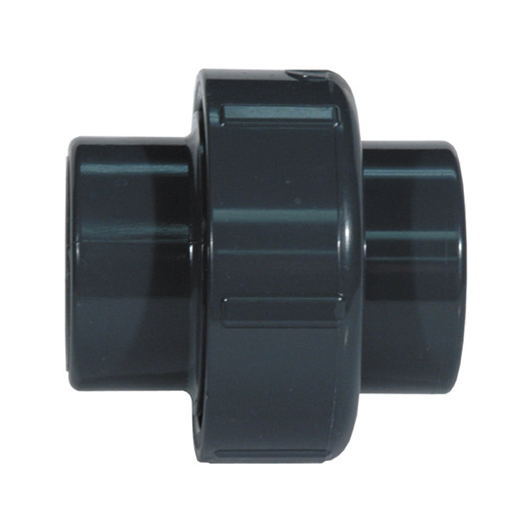 1 Inch Fdpt/Edm Sch80 Dark Gray PVC 2000 Union - Clearance