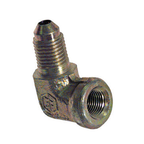 1/4 Inch 6000 psi Zinc Plated Yellow Dichromate Carbon Steel Male Jic To Female Pipe 90 Degree Elbow Jic 37 Degree Adapter