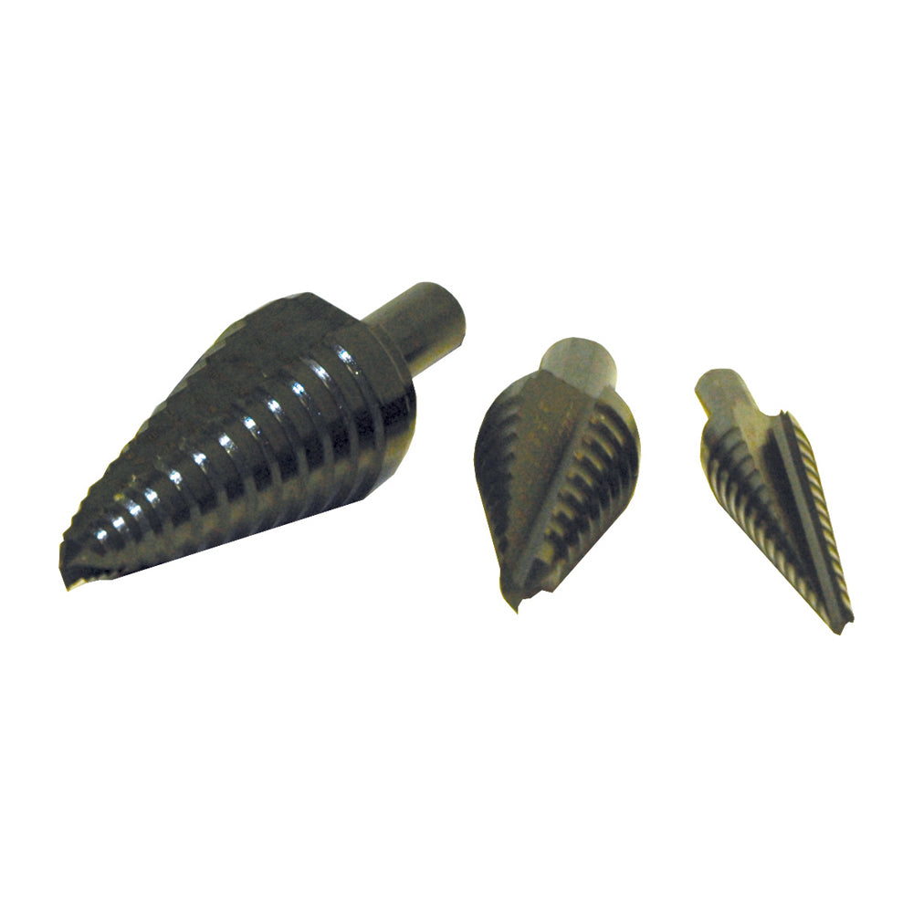 3 Piece Vari-Bit Step Drill Set