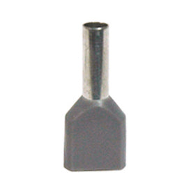 14 Awg Gray Twin Insulated Wire Ferrule