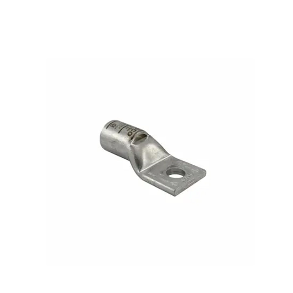 3/0 Awg 0.281 Inch Stud 1 Hole Copper Standard Barrel Compression Lug
