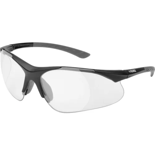 2.5 Diopter Clear Lens Black Frame Polycarbonate Cheaters Bi-Focal Eyewear