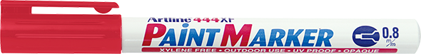 Artline 444XF Paint Pen 0.8mm Tip - Red