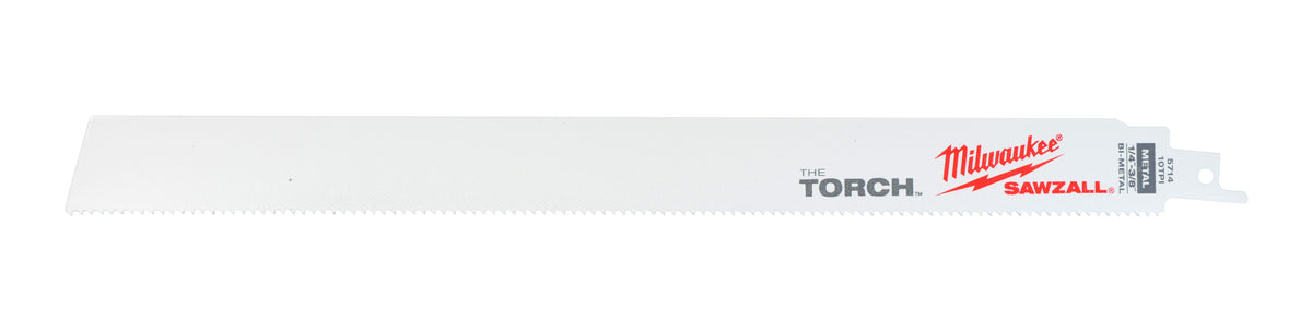 12 Inch X 1 Inch 10 TPI Milwaukee� Torch Sawzall Demolition Blade - 5 Per Pack - Clearance