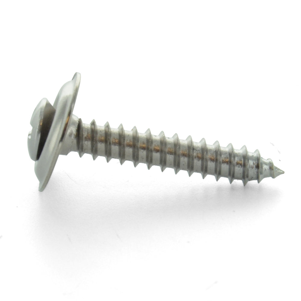 #8-18 x 3/4 Inch Chrome Steel Type Ab Phillips Oval Trim Head Tapping Screw