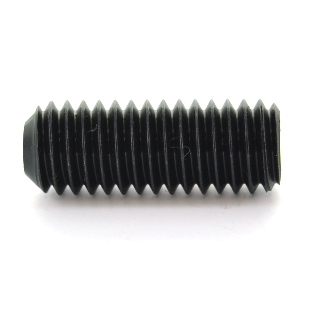 #8-32 x 3/16 Inch Coarse Black Oxide Alloy Steel Cup Point Socket Head Set Screw