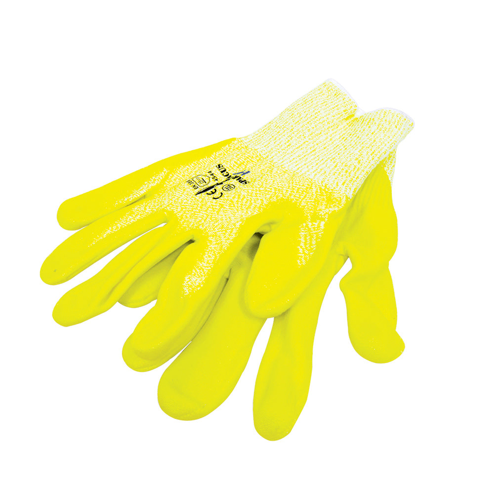 Hi Viz Green Level 5 Cut Resistant Nitrile Gloves - Xx-Large