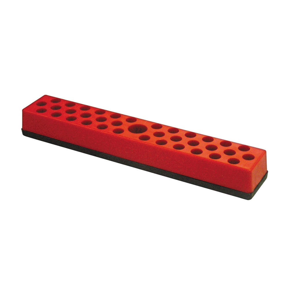 1/4 Drive Magna Caddy Hex Bit Organizer Red