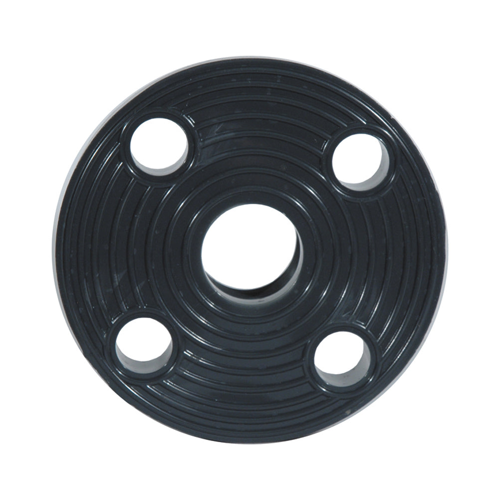1 Inch Fipt Sch 80 Dark Gray Pvc 1 Piece Flange