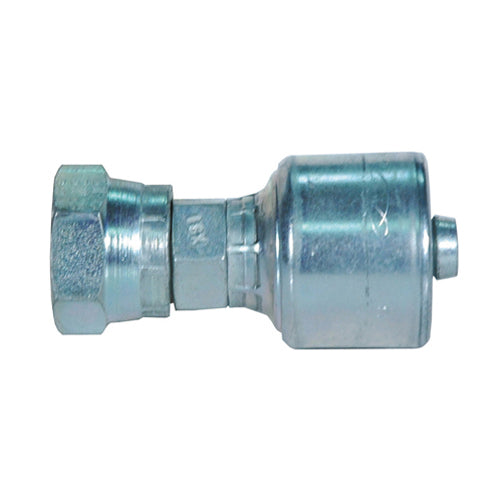 3/4 Inch x 3/4 Inch x 3/4 Inch Female Japanese Industrial Standard Swivel Tuffcoat Lead Free MegaCrimp Coupling