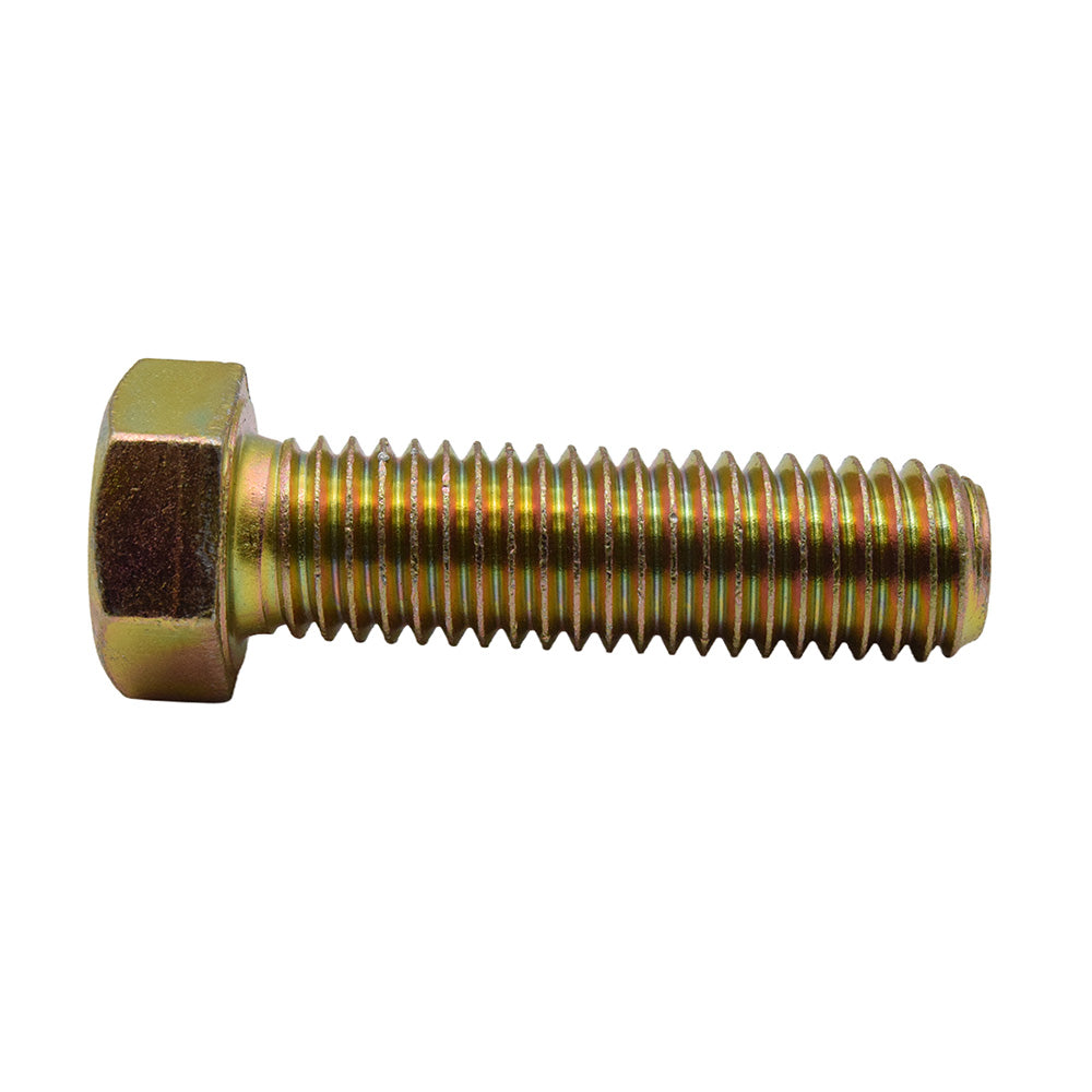 1-8 x 1-3/4 Inch Coarse Grade 8 Plain Steel Hex Head Cap Screw