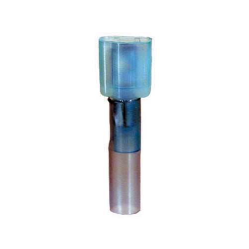 16-14 Gauge Male Push On Connector 1/4" Tab Fully Insulated Heat Shrink Nylon Blue