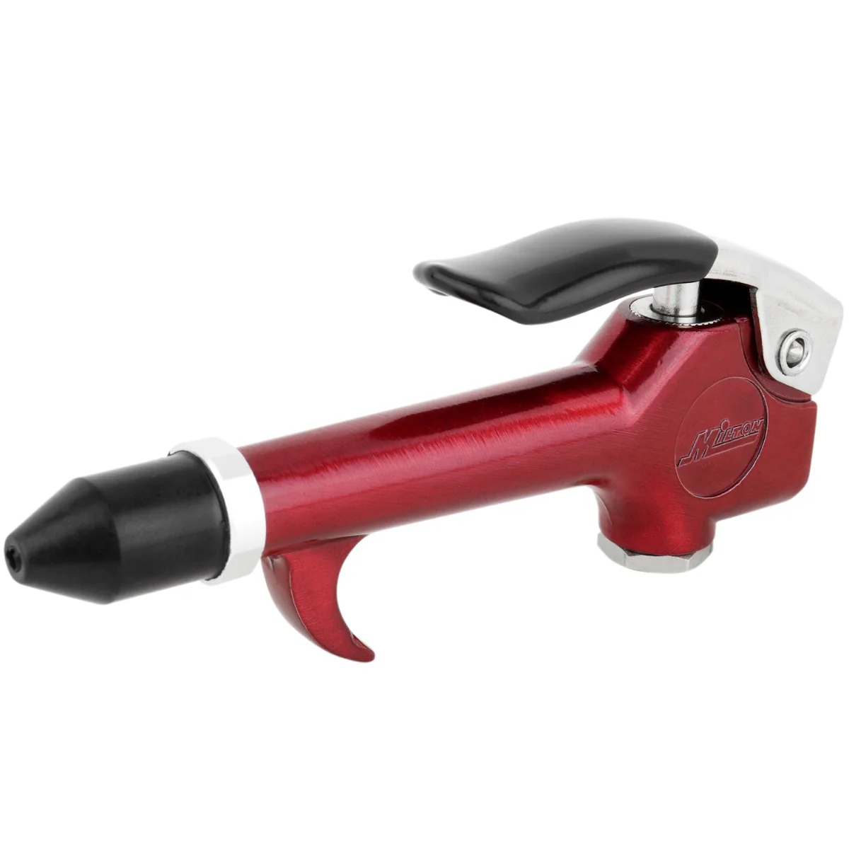 1/4� NPT Lever Blow Gun Tool - Rubber Tip Nozzle- Red