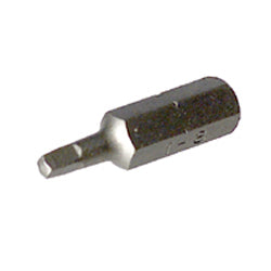 Square Recess Drive 1/4 Inch Hex Shank #1 Tip 1 Inch Length Steel Insert Bit