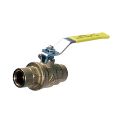 1/2 Inch Solder 600 psi Cwp 150 psi Steam Forged Brass 2-Piece Body Ball Valve