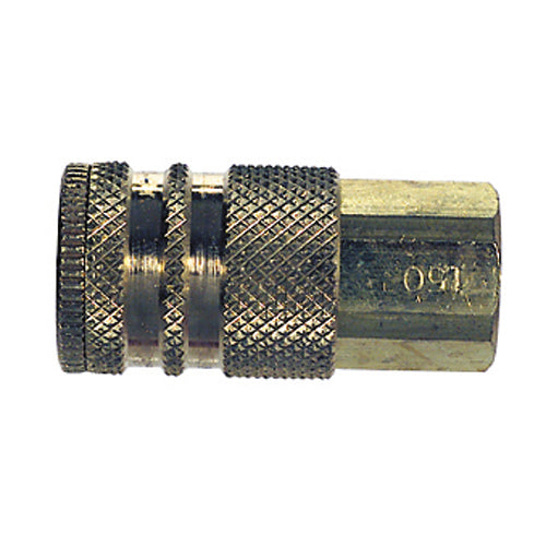 1/4 Inch Basic Size Industrial Interchange Coil Flow Coupler Female 1/4 Inch Npt