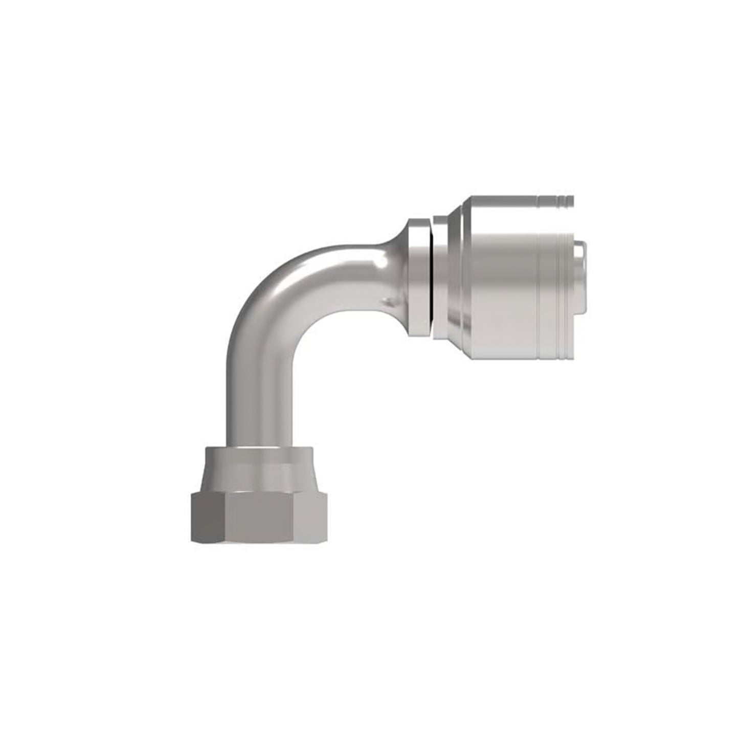 1/4 x 3/8 Female Ffor 90° Tube Elbow Medium Drop (04Z-J36)