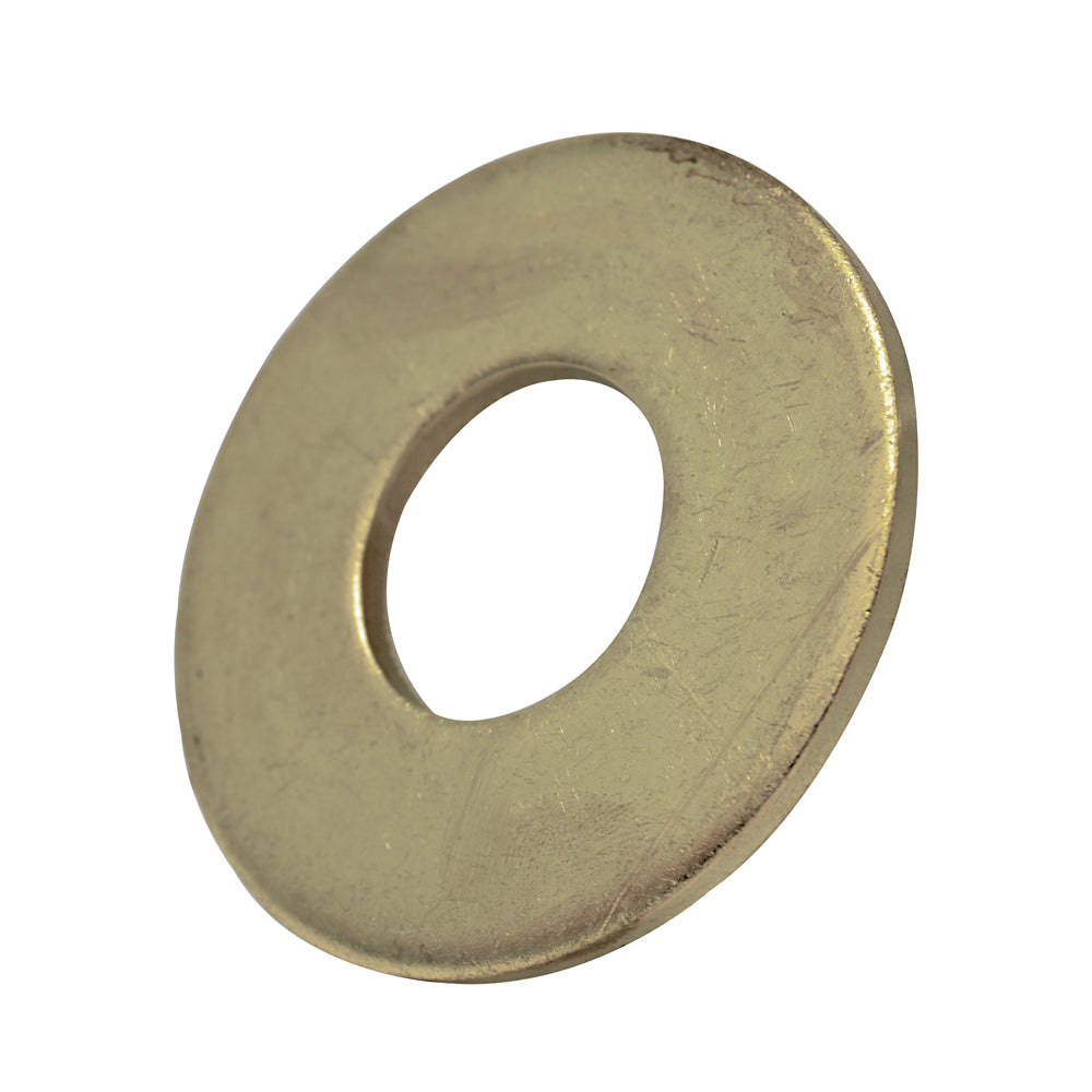 #10 Nickel Plated Brass Flat Washer