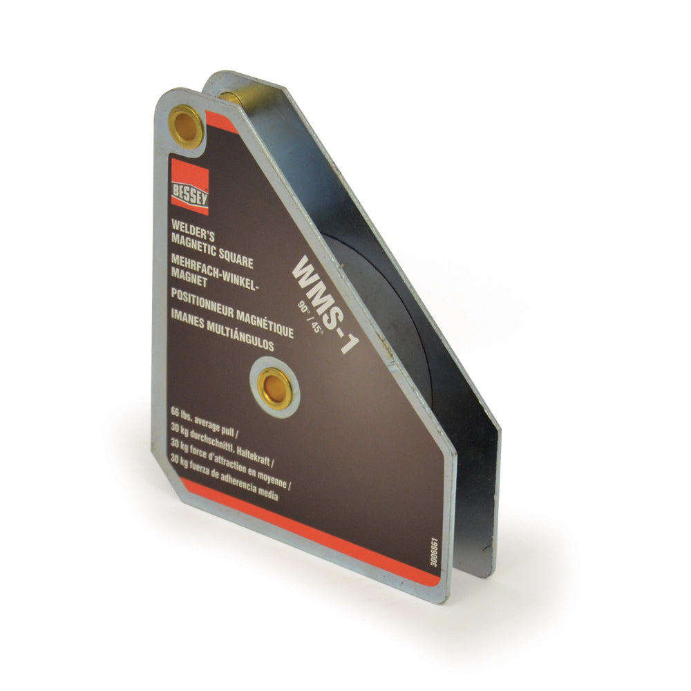 3-3/4 Inch x 4-3/8 Inch x 3/4 Inch Welding Magnet Square 66 Lbs
