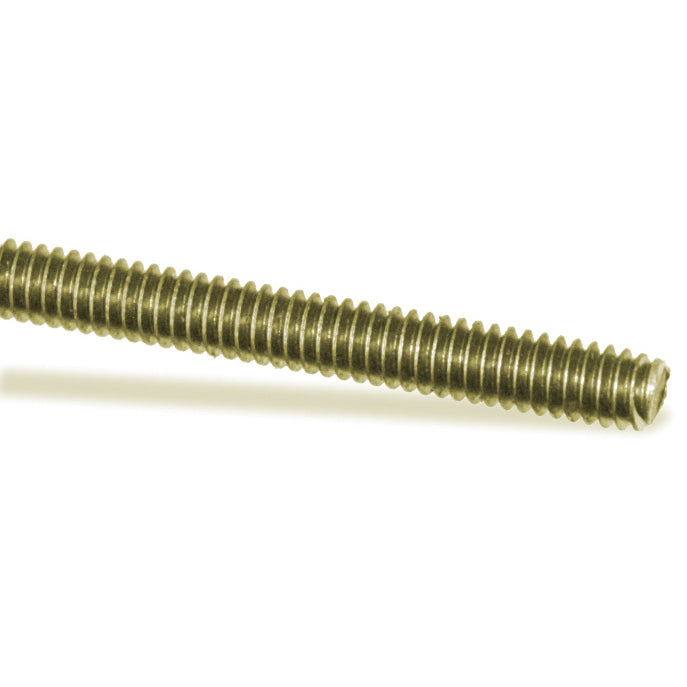 7/8-9 x 3 Feet Coarse Yellow Zinc A193 Grade B7 Threaded Rod
